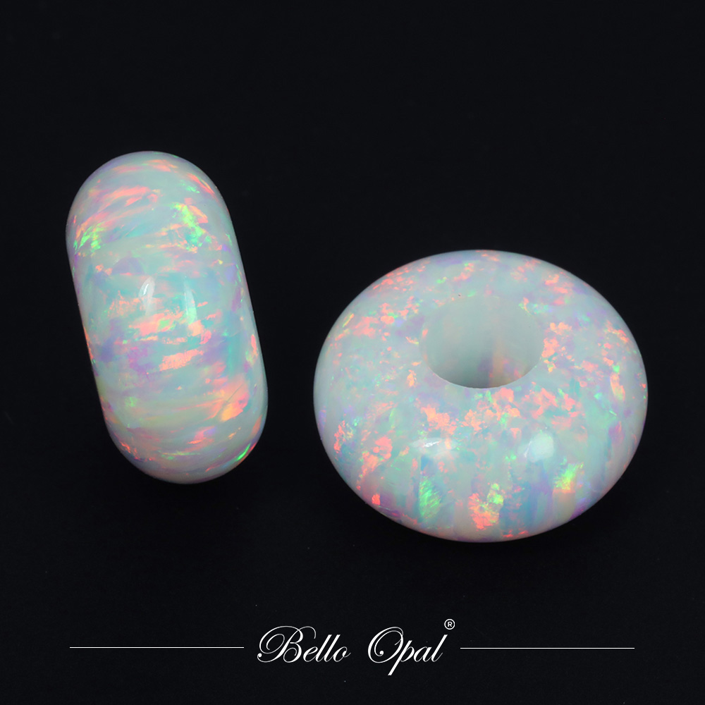 ＼半額SALE／ Lab-grown Synthetic Opal Rondelles | Bello Opal -OP89-RDD3-A 美容液